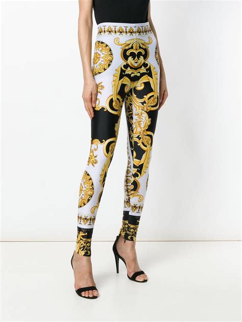 versace jeans baroque|Versace baroque leggings.